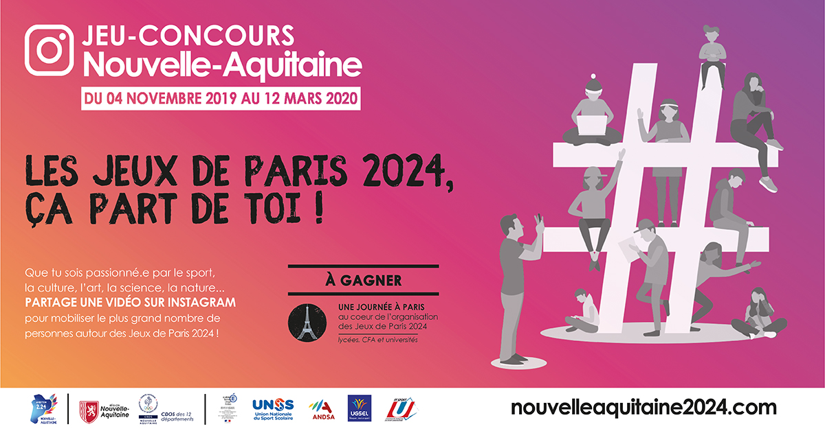 Jeu-concours “Les Jeux De Paris 2024, ça Part De Toi !” Pour Les Jeunes ...